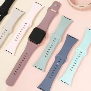 Silicone band apple watch